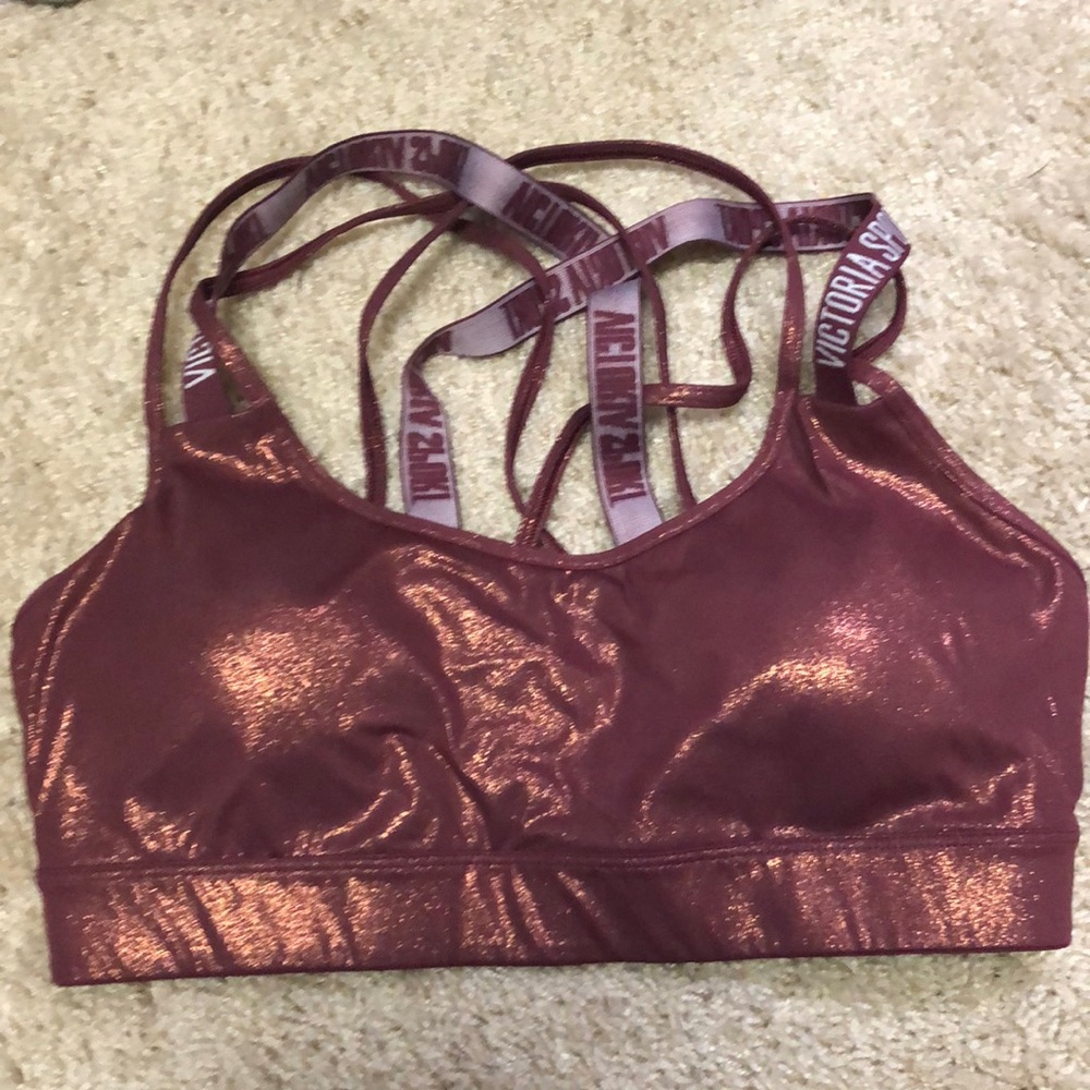 Victoria’s Secret sports bra s/m shimmer